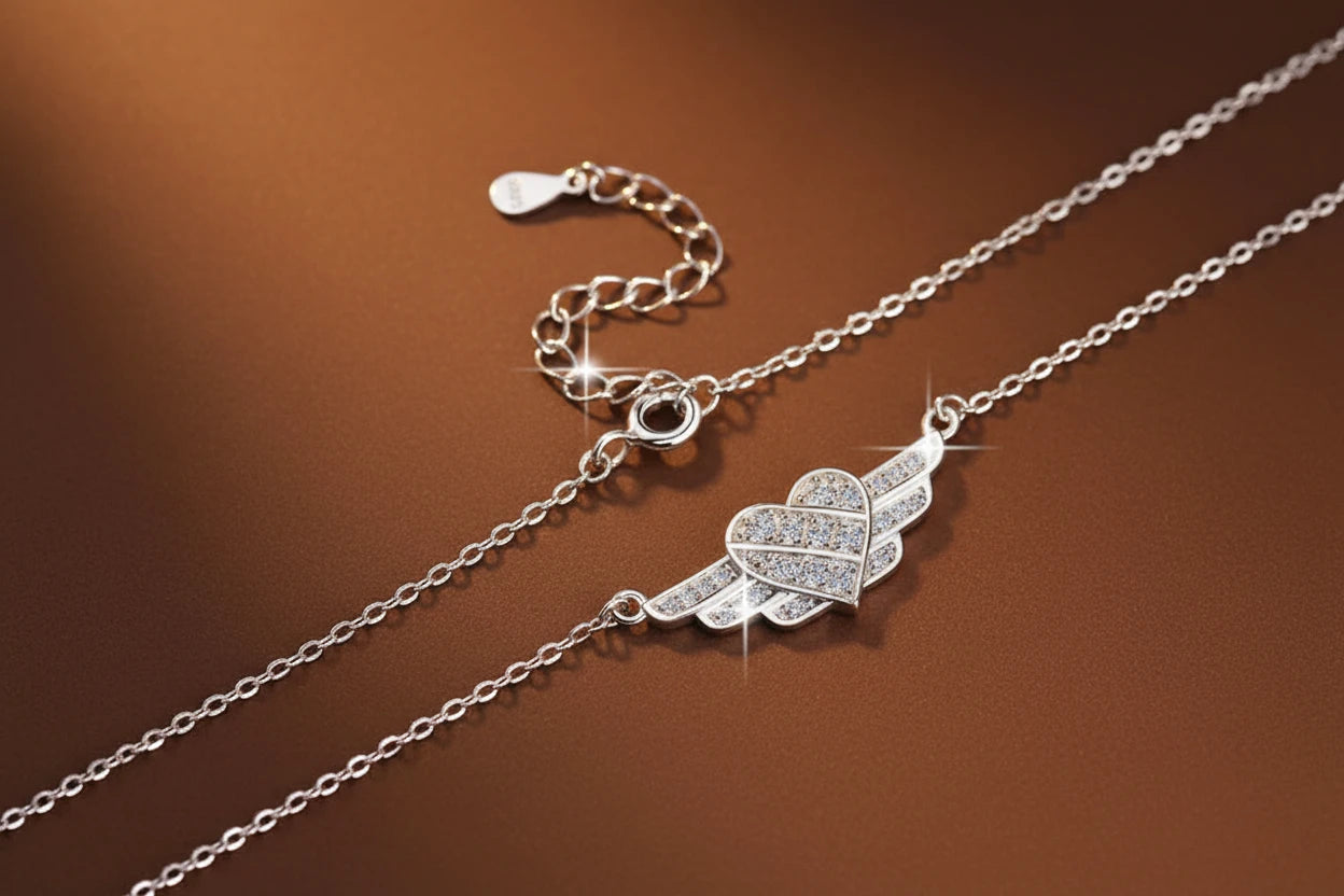 The Winged Heart Necklace