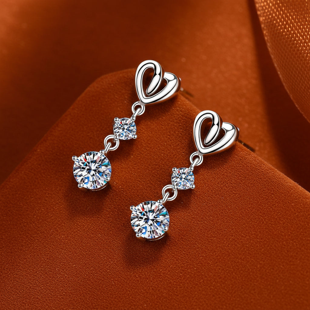The Reign Of Hearts Drop Earrings