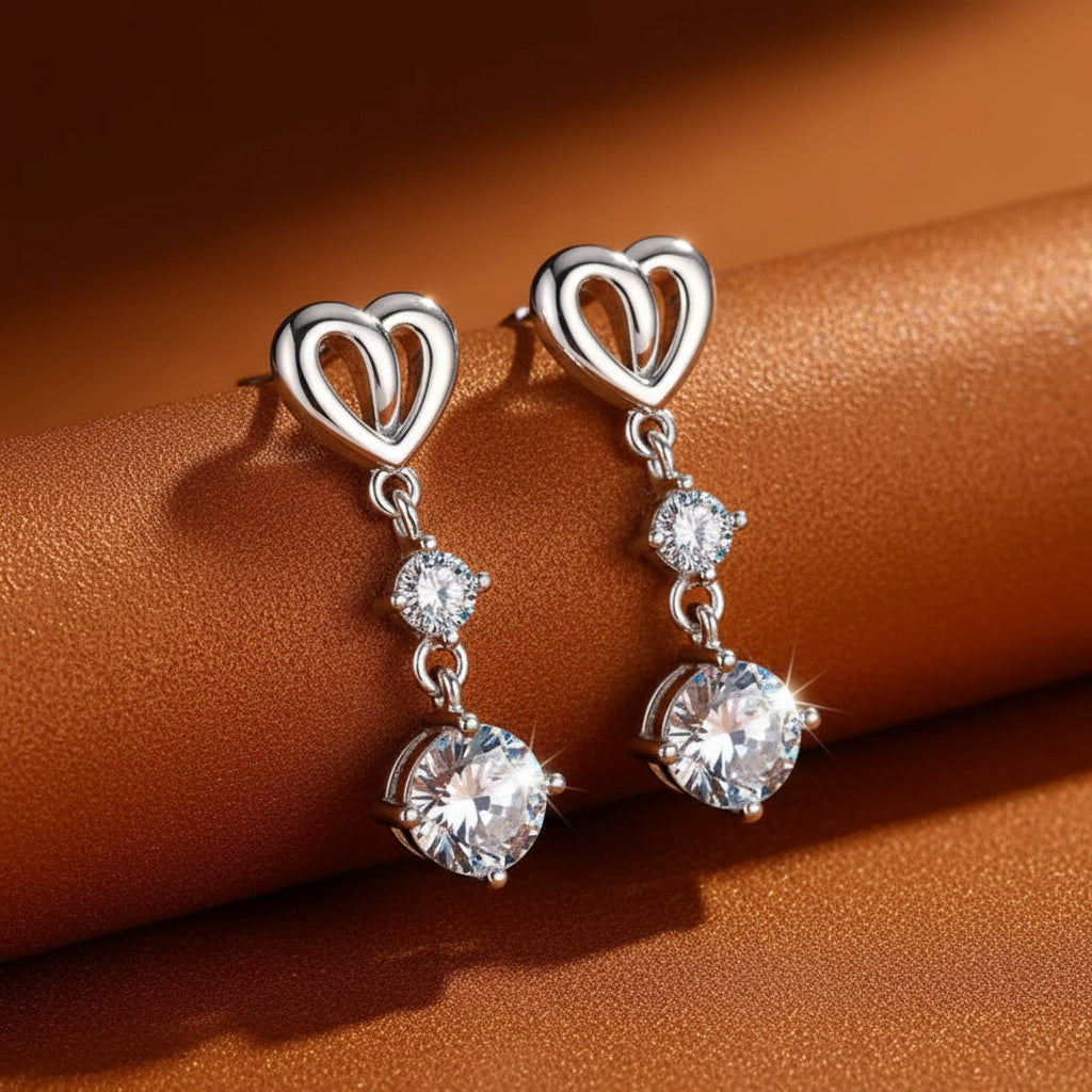 The Reign Of Hearts Drop Earrings