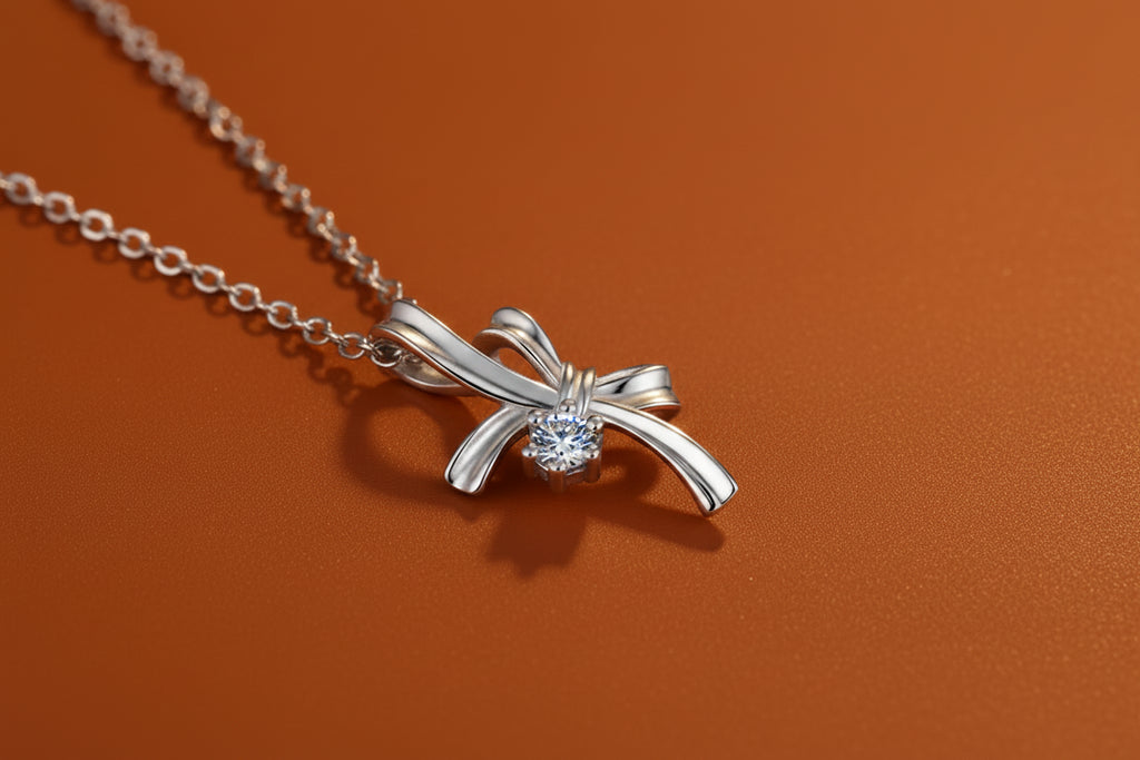 The Majestic Ribbon Bow Pendant