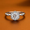 The Fleur Halo Ring