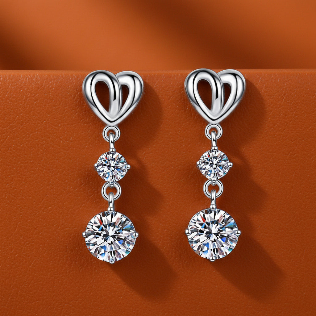 The Reign Of Hearts Drop Earrings