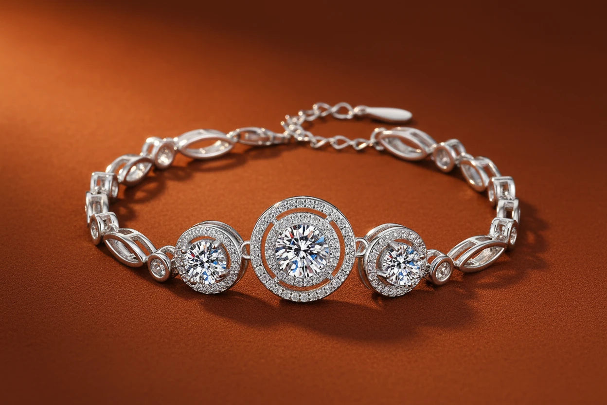 The Trio Halo Bracelet