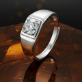 The Apex Solitaire Signet Ring